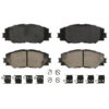 Wagner Brake ZD1210 Disc Brake Pad Set Front Lexus CT200h Pontiac Vibe Scion xD xB Toyota Matrix Prius Yaris Rav4