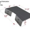 Kirkey Seat Mounting Brackets 99212 - Image 2